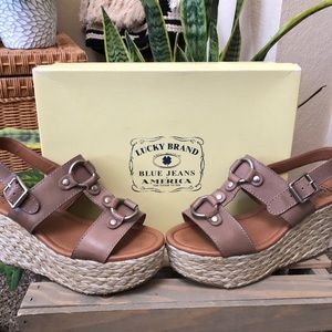 Lucky Brand Espadrille Platform Sandals